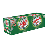 Canada Dry Ginger Ale Caffeine Free 12 Oz Cool Pack Left Picture